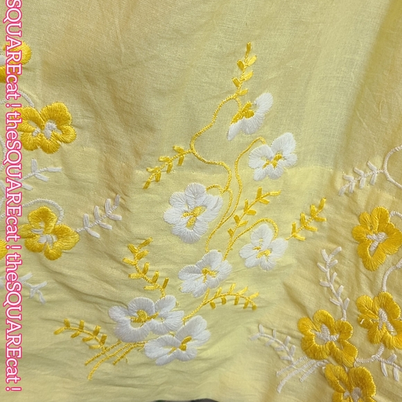 90s π» Betsey Johnson Embroidered daisies Sundress - Picture 9 of 11
